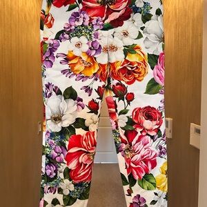 Dolce & Gabbana Multicolor Floral Kids Bottoms